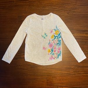 Little Girls Jumping Beans Long Sleeve Shirt